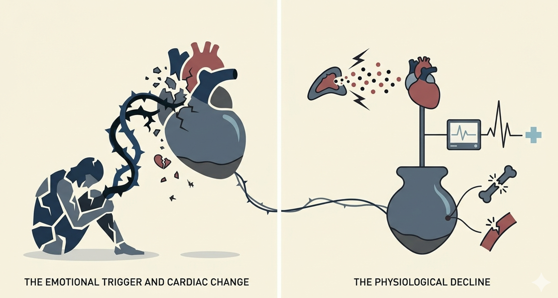 Sindrom Patah Hati (Takotsubo): Bukti Medis Bahwa Kamu Benar-benar Bisa Meninggal Hanya Karena Kesedihan yang Mendalam